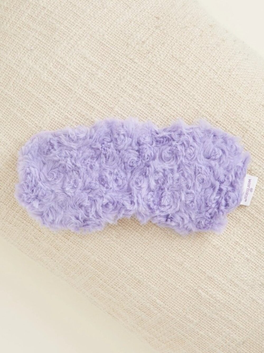 Microwavable Lavender Plush - Curly Purple Warmies Eye Mask